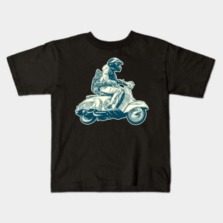 Scooter Rides Kids T-Shirt